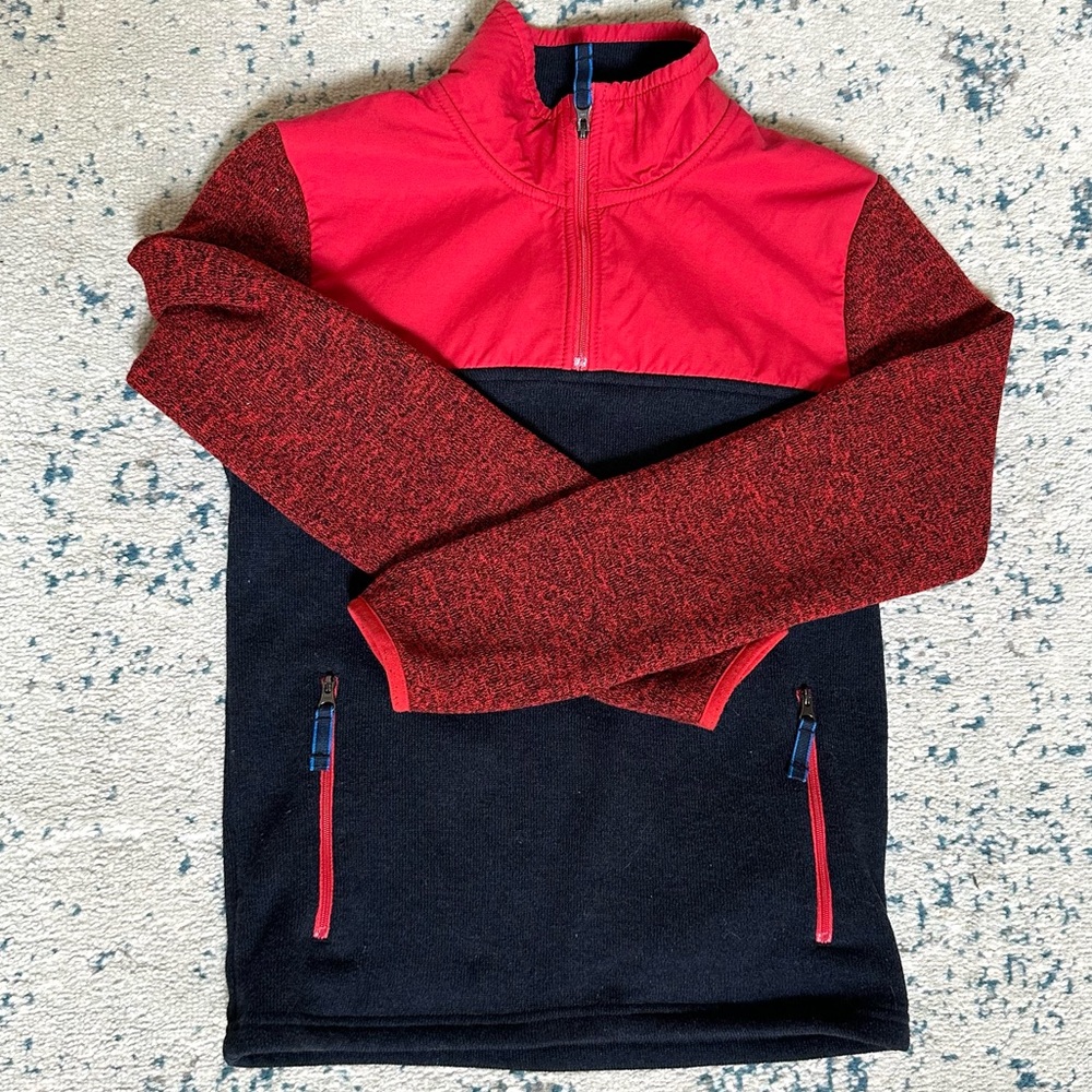 Boden Boys Quarter Zip Pullover